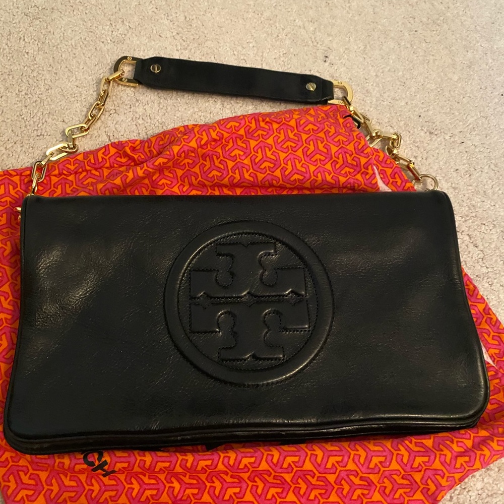 Tory Burch flat logo bag